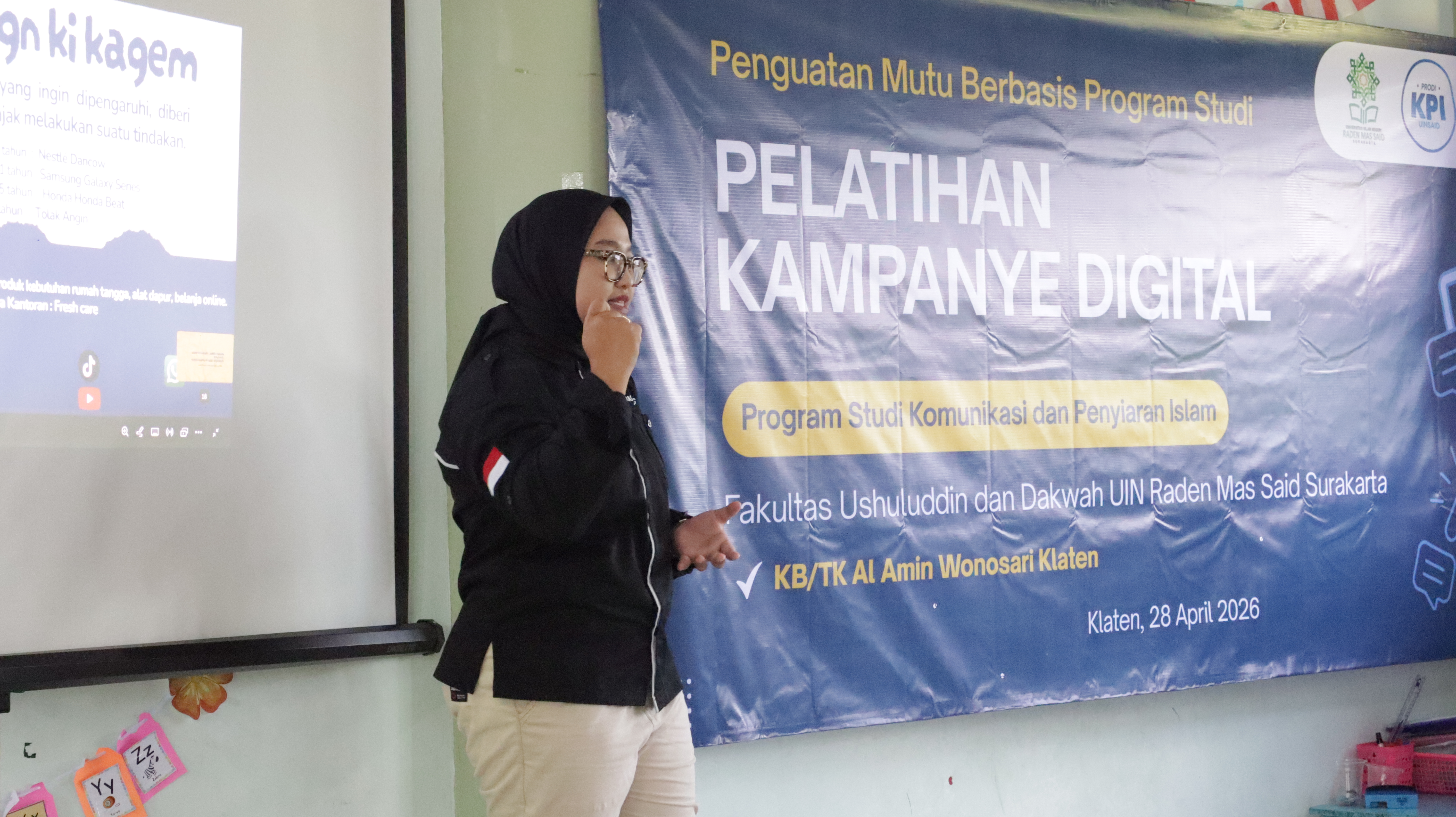 Prodi KPI UIN Raden Mas Said Surakarta Gelar Pelatihan Kampanye Digital bagi Guru KB/TK di Wonosari Klaten